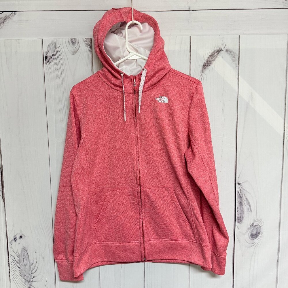 The North Face Women’s Fave Lite LFC Full Zip Hoodie Large Red‎ EUC